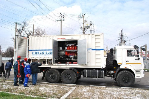  Специалисты «Россети Кубань» провели испытание передвижной дизельной электростанции на полигоне энергоинститута 